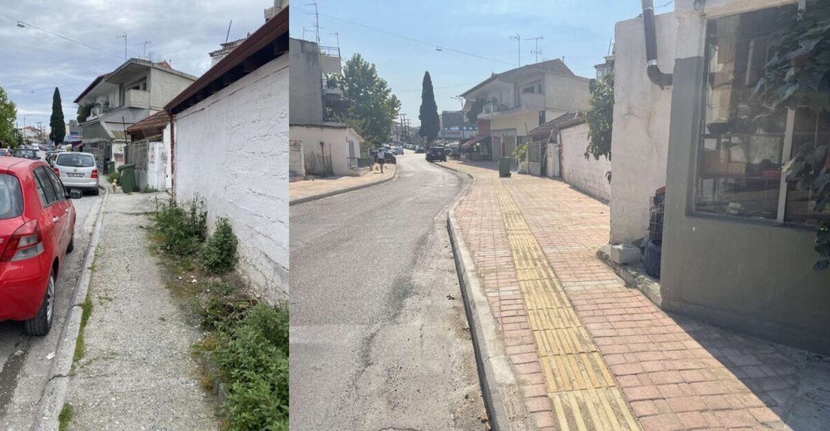 Δήμος Κατερίνης: Φιλική για τους πεζούς η οδός Βεροίας