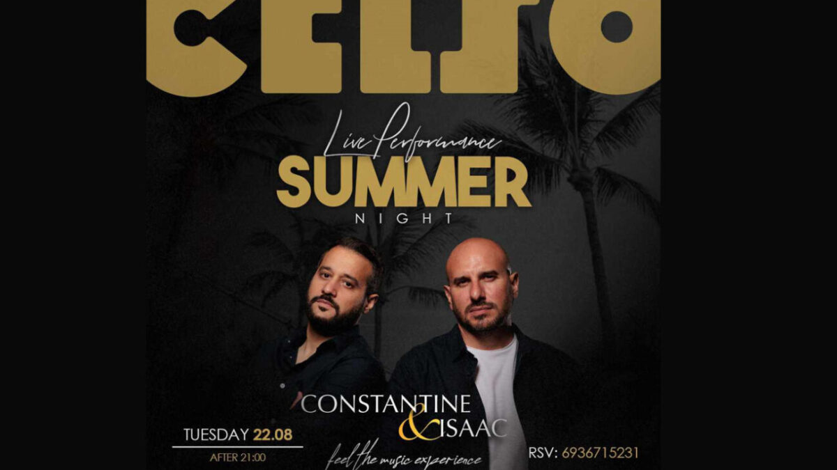 Απόψε στο Celso: Live οι Constantine & Isaac