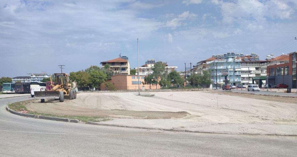 Δήμος Κατερίνης: Κατασκευάζεται το νέο πάρκινγκ στην Παραλία