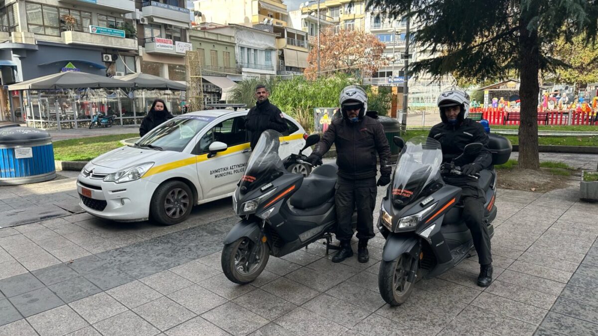 Δήμος Κατερίνης: Έντονη η παρουσία της Δημοτικής Αστυνομίας στον πεζόδρομο