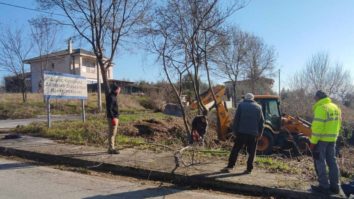 Δήμος Κατερίνης: Καθημερινές παρεμβάσεις & βελτίωση υποδομών στις Δημοτικές – Τοπικές Κοινότητες