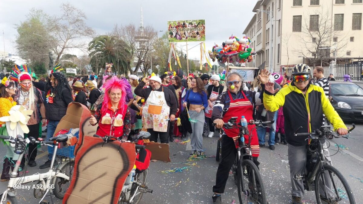 Οι Ελεύθεροι Ποδηλάτες στο καρναβάλι της Θεσσαλονίκης