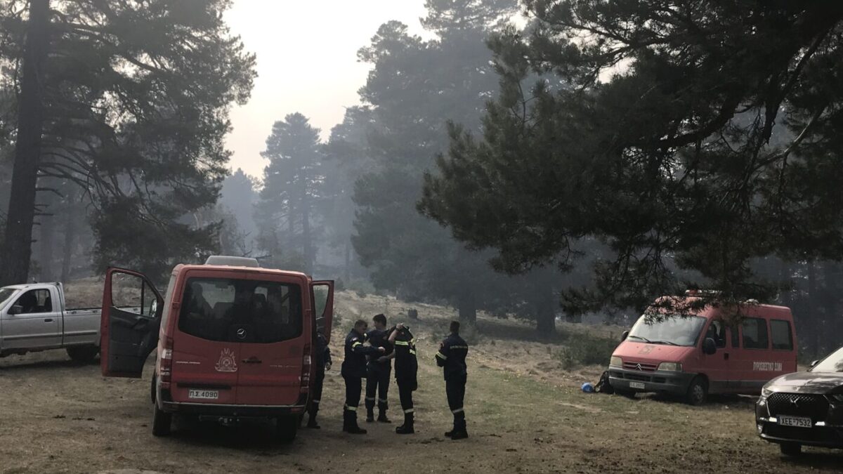 Υψηλός κίνδυνος εκδήλωσης πυρκαγιάς και σήμερα στην Πιερία