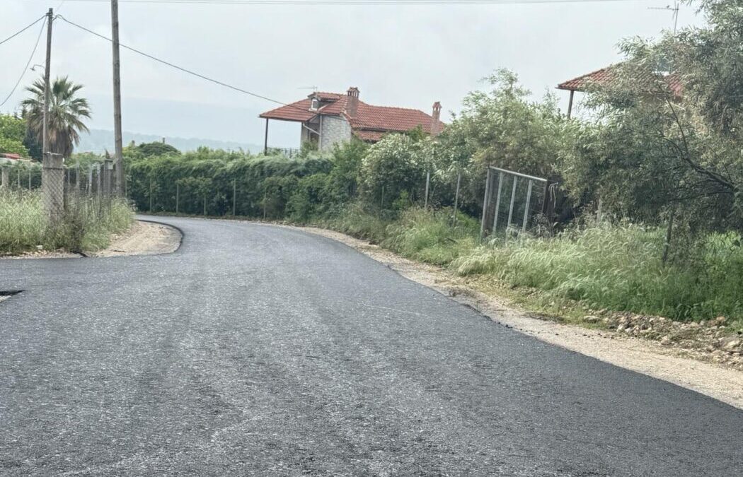 Δήμος Δίου-Ολύμπου: Ολοκληρώθηκε η αγροτική οδοποιία στη Λεπτοκαρυά προϋπολογισμού 498.400 €