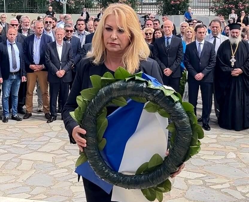 Κατερίνη: Η Υφυπουργός Ανάπτυξης εκπρόσωπος της Κυβέρνησης στις εκδηλώσεις μνήμης της Γενοκτονίας των Ελλήνων του Πόντου