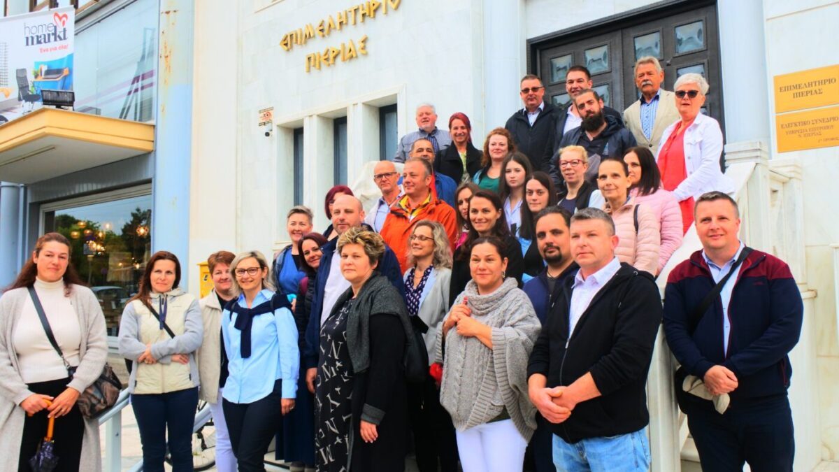 Επίσκεψη 31 επαγγελματιών από την Ουγγαρία στο Επιμελητήριο Πιερίας στο πλαίσιο του προγράμματος Erasmus+
