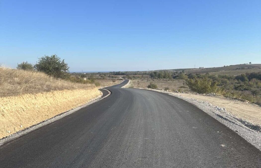 Ολοκλήρωση ασφαλτόστρωσης αγροτικής οδού στη Δ.Ε. Πύδνας