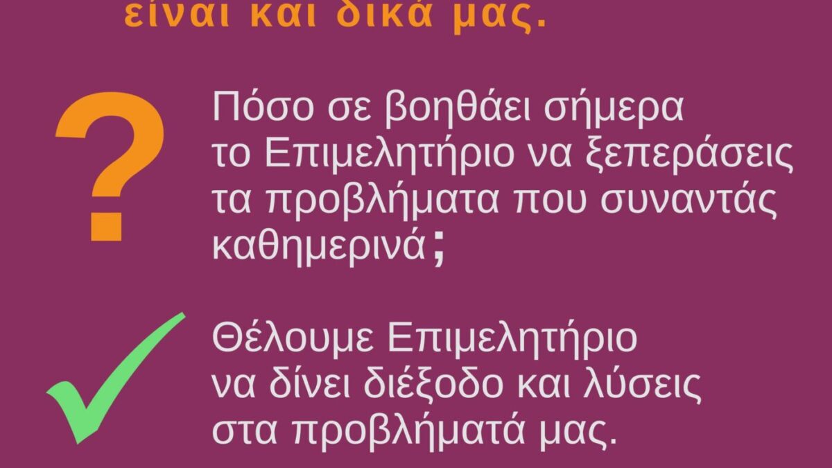 Κώστας Πίτσιας: Τα ΠΡΟΒΛΗΜΑΤΑ σου είναι και δικά μας