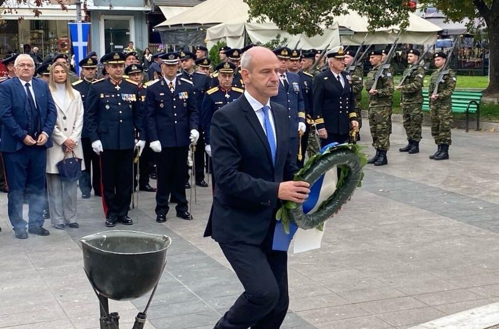 Εκπρόσωπος της Βουλής των Ελλήνων στις εκδηλώσεις για τον εορτασμό της Ημέρας των Ενόπλων Δυνάμεων ο Φώντας Μπαραλιάκος