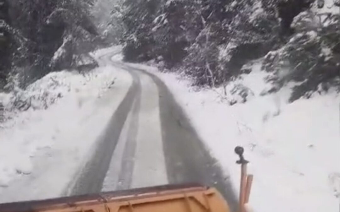 Στην Άνω Μηλιά επιχείρησαν τα συνεργεία αποχιονισμού – Ενημέρωση για την ηλεκτροδότηση στον Άγιο Δημήτριο