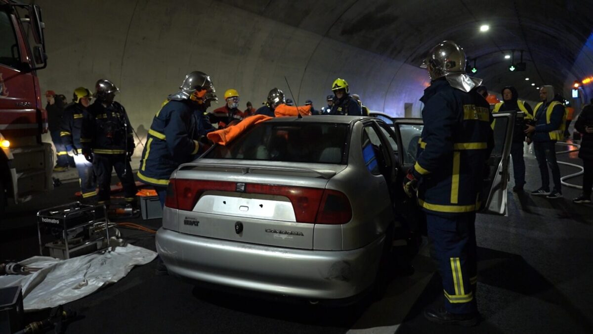 Επιτυχής ολοκλήρωση ετήσιας άσκησης ευρείας κλίμακας στη Σήραγγα Τ1 του Αυτοκινητόδρομου Αιγαίου