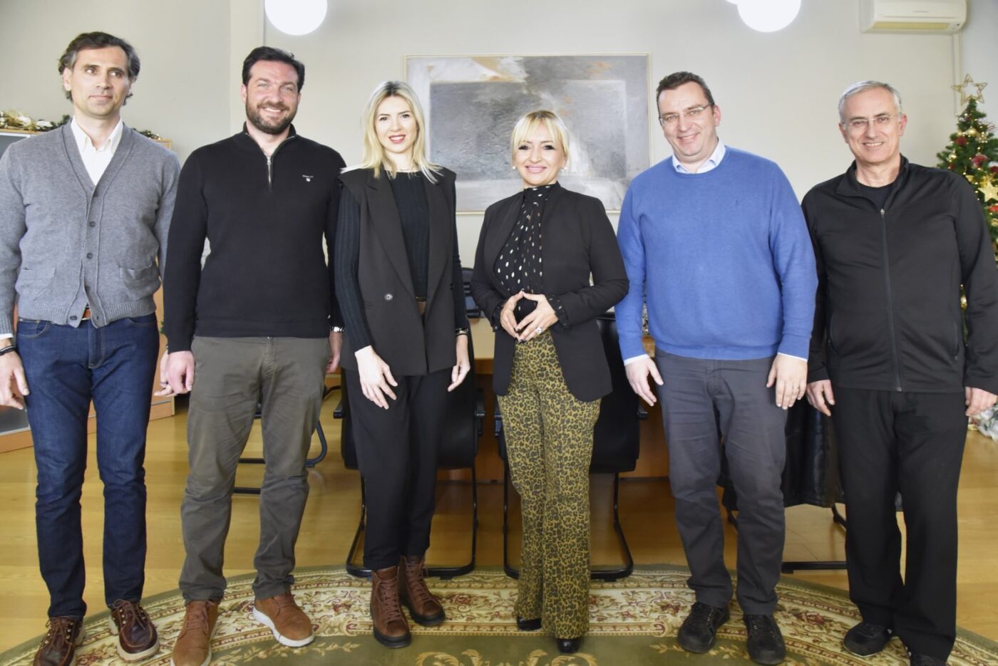 Εθιμοτυπική Επίσκεψη του νέου Διοικητικού Συμβουλίου του ΤΕΕ/ΤΚΜ στην Αντιπεριφερειάρχη Πιερίας