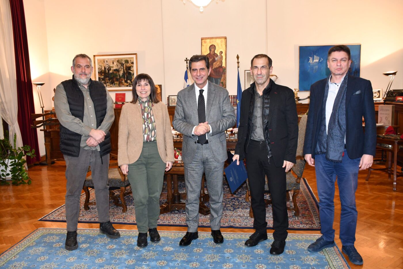 Το ΔΣ της ΕΣΗΕΜ-Θ στο Υπουργείο Μακεδονίας-Θράκης