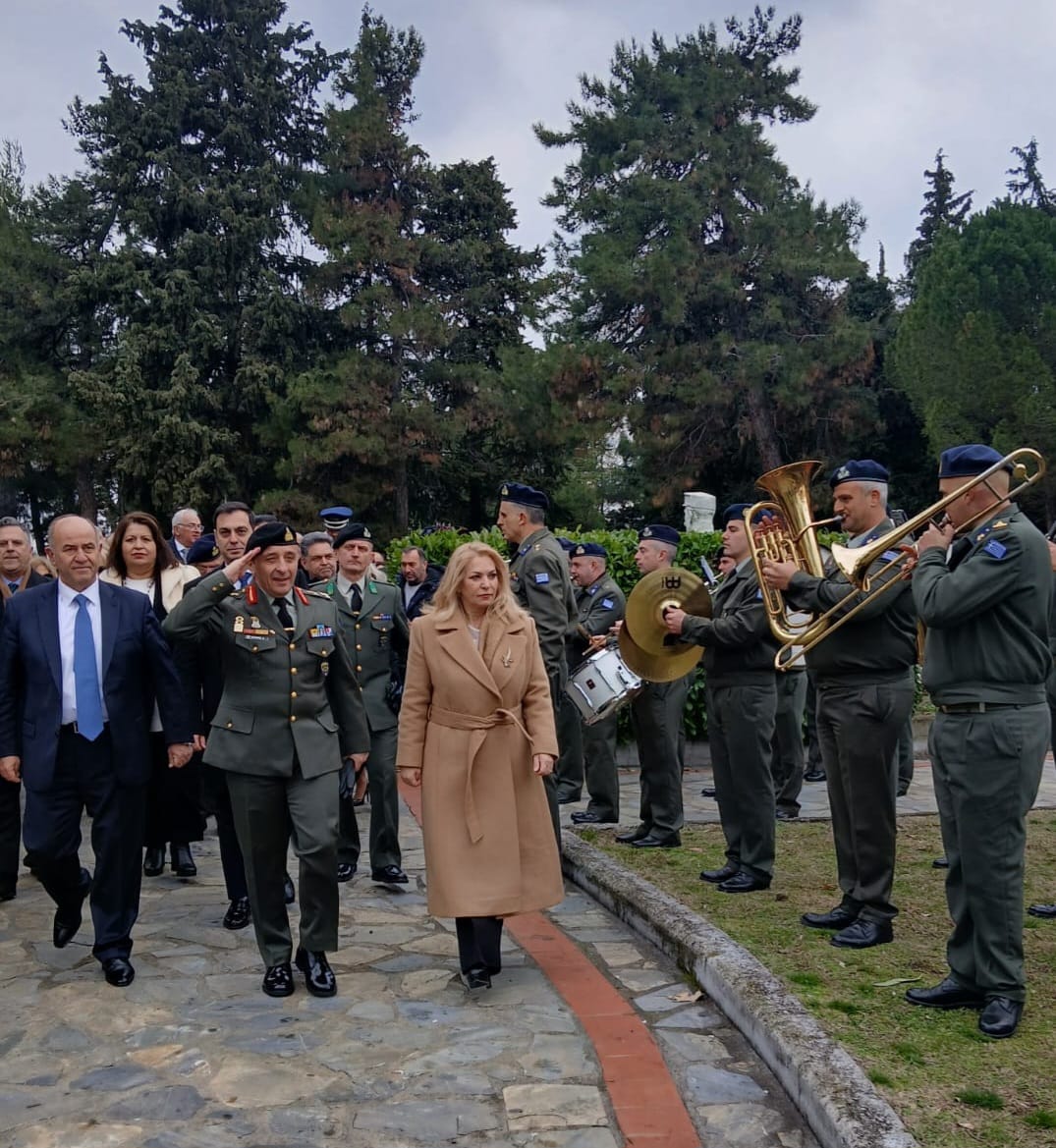 Η  Άννα Μάνη – Παπαδημητρίου εκπρόσωπος της κυβέρνησης και του Πρωθυπουργού στην 147η επέτειο της Επανάστασης του Ολύμπου