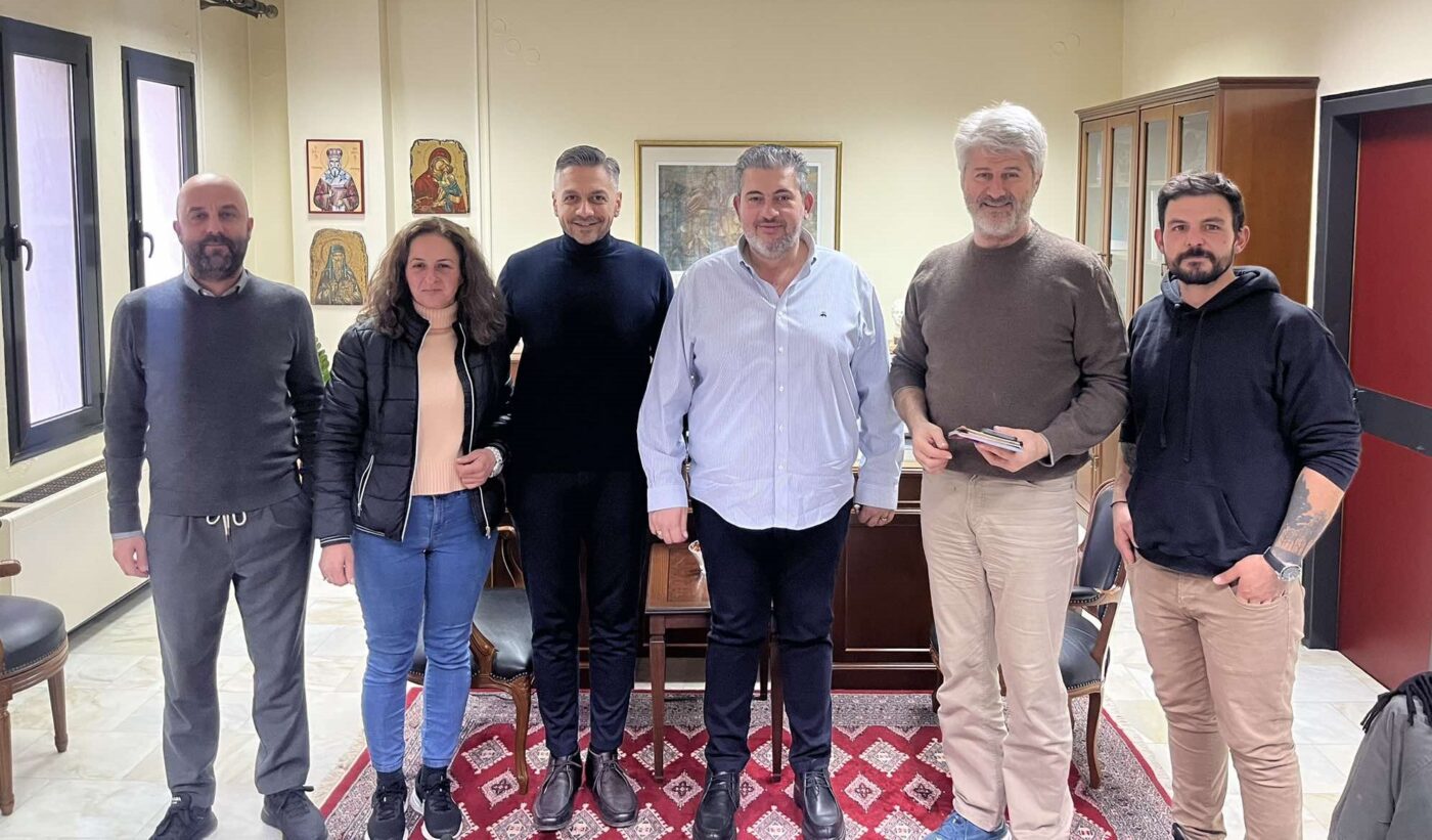 Συνάντηση του Προέδρου του Επιμελητηρίου Πιερίας με την Εθελοντική Ομάδα Δράσης Ν. Πιερίας «Ο Τόπος μου»