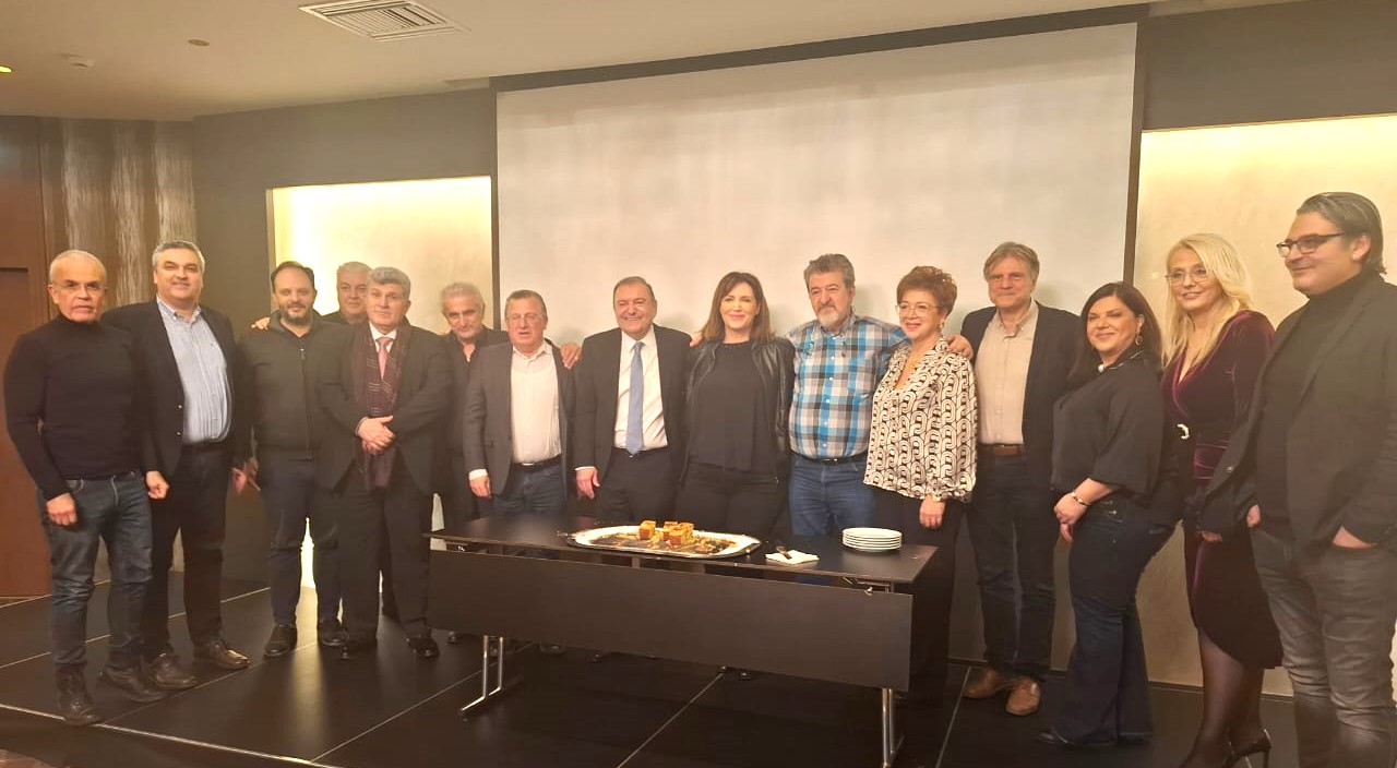 Στην εκδήλωση κοπής πίτας της ΠΕΔ Κεντρικής Μακεδονίας ο Δήμαρχος Κατερίνης Ι. Ντούμος