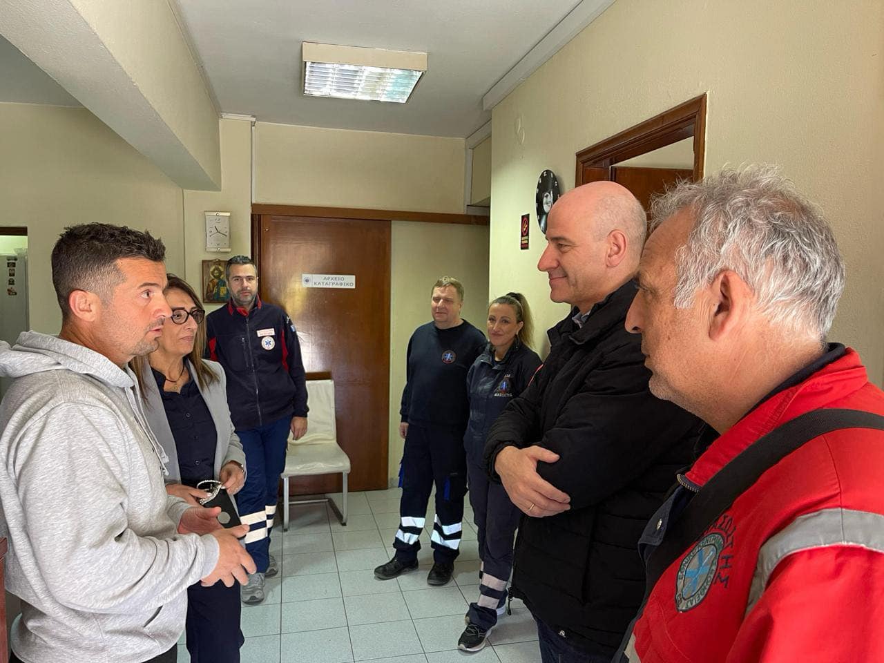 Φ. Μπαραλιάκος: Επίσκεψη του Βουλευτή στο ΕΚΑΒ Πιερίας – Συζήτηση για ανάγκη ενίσχυσης