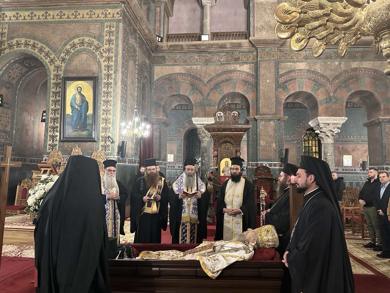 Ο Μητροπολίτης Κίτρους Γεώργιος τέλεσε τρισάγιο στον Μητροπολίτη Άνθιμο