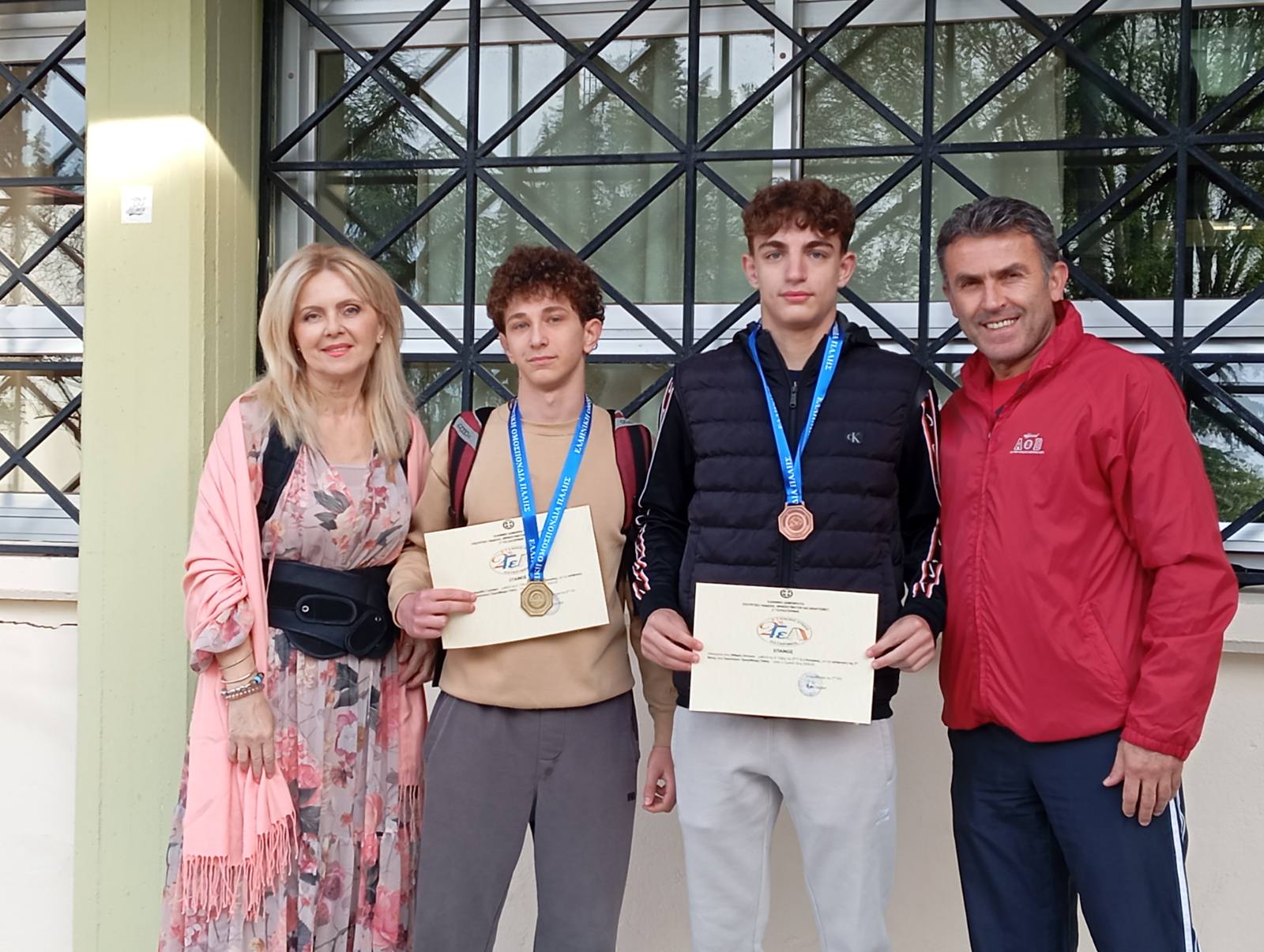 Πανελλήνιοι αγώνες Ελληνορωμαϊκής & Ελευθέρας Πάλης – Συγχαρητήριο για διακρίσεις μαθητών του 2ου ΓΕΛ Κατερίνης                