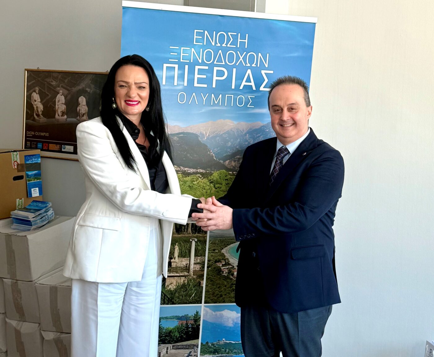 Επίσκεψη της νέας Γενικής Προξένου της Σερβίας στην Ένωση Ξενοδόχων Πιερίας