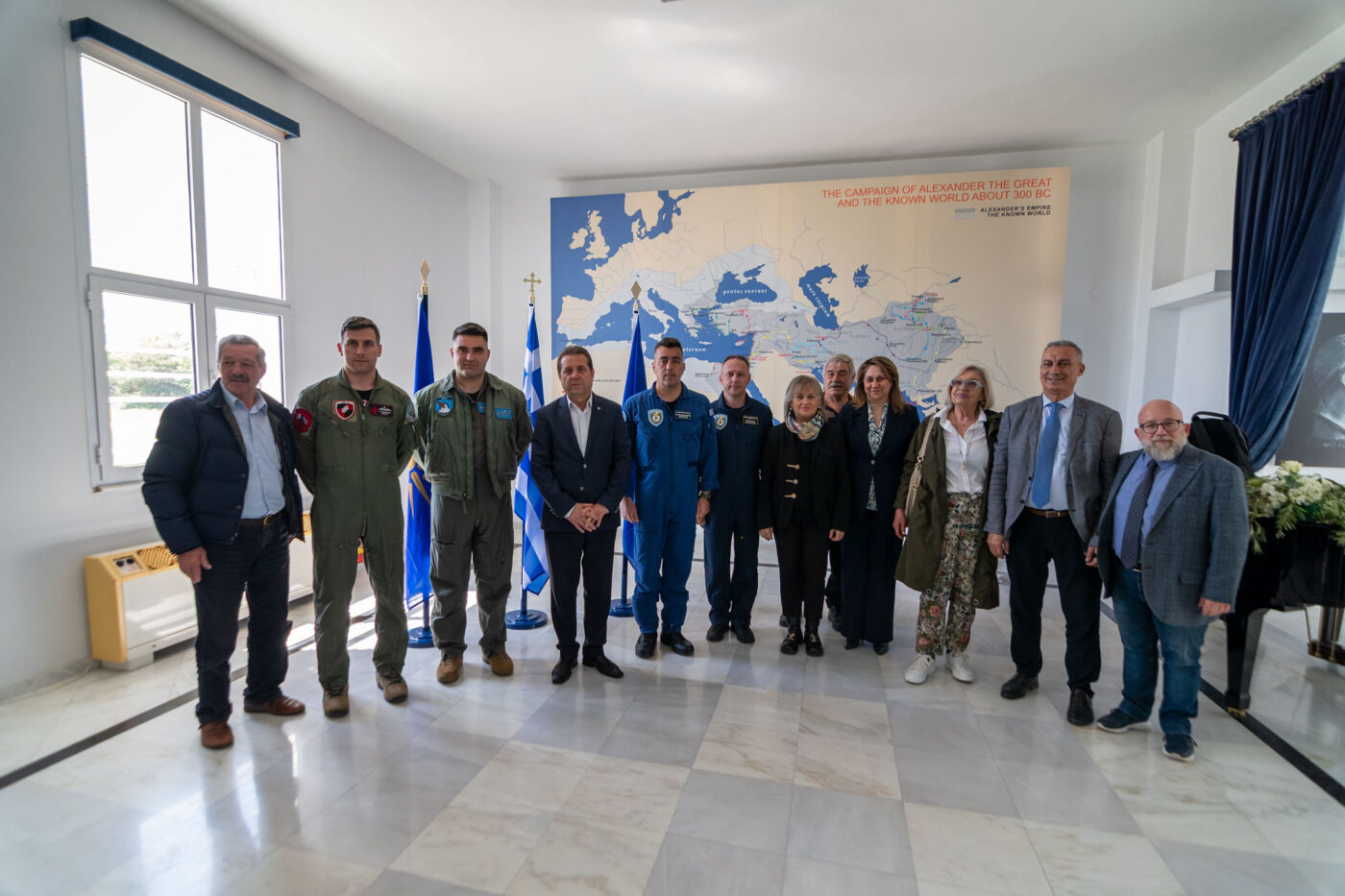 Εθιμοτυπικές Επισκέψεις Φορέων της Πιερίας στον Πρόεδρο του Διεθνούς Ιδρύματος Μεγάλου Αλεξάνδρου