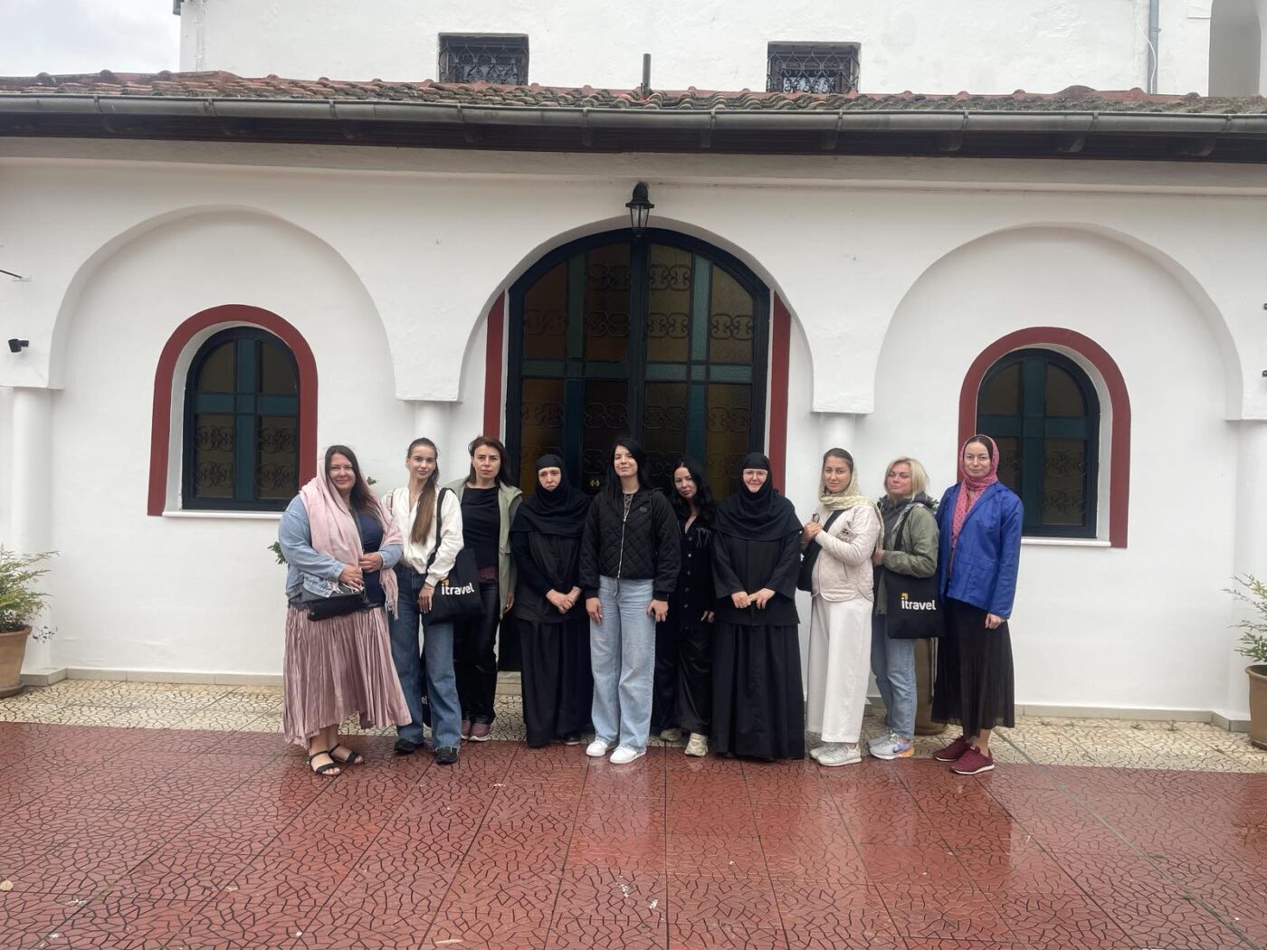 Ουκρανοί τουριστικοί πράκτορες επισκέφθηκαν την Ιερά Μονή Αγίου Γεωργίου Κορινού