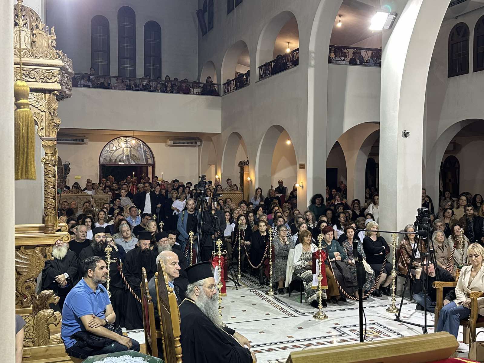 Ο Μητροπολίτης Λεμεσού “ζωντάνεψε” τον Άγιο Παΐσιο στην Κατερίνη