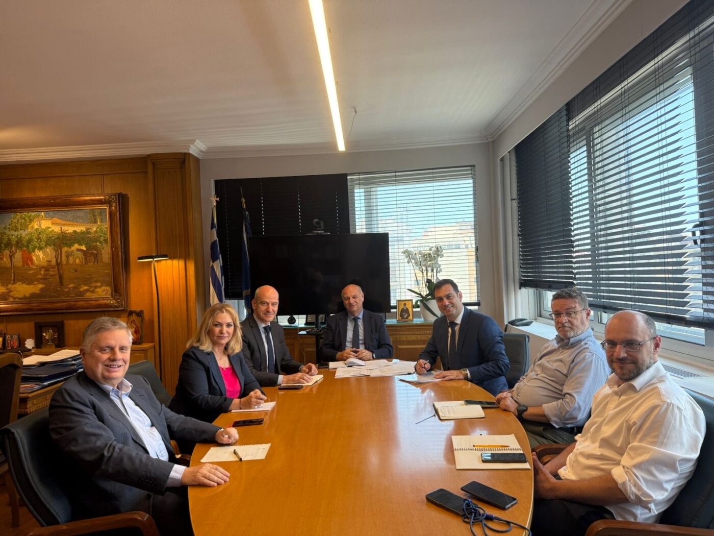 Σύσκεψη των τριών Βουλευτών Πιερίας της ΝΔ με τον Υπουργό Αγροτικής Ανάπτυξης 