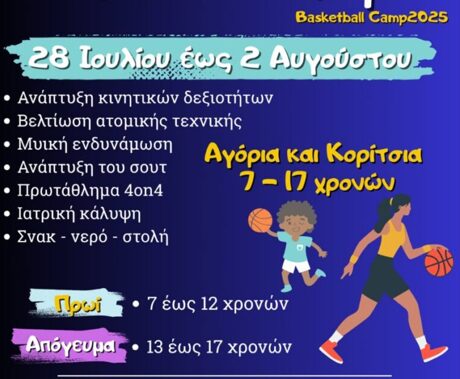 Olympus summer camp 2025 – Η καρδιά του μπάσκετ χτυπά δυνατά στην Πιερία!