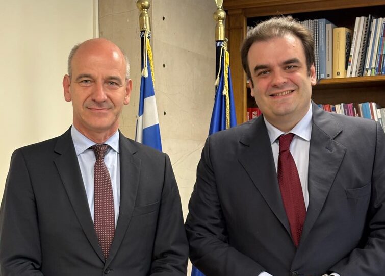 Συνάντηση Φ. Μπαραλιάκου με τον Υπουργό Οικονομικών Κυριάκο Πιερρακάκη