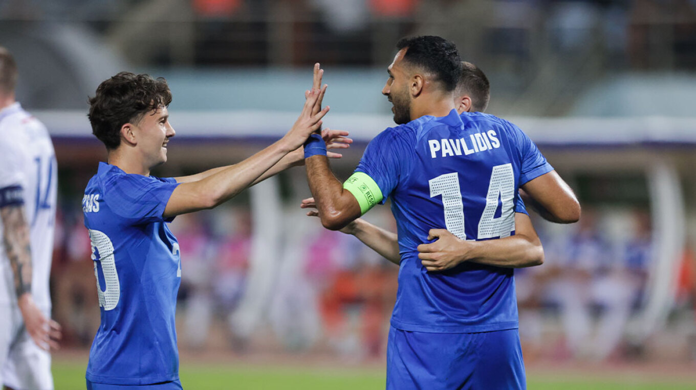 Απολαυστική η Εθνική Ελλάδος, 4-1 τη Σλοβακία στο Ηράκλειο