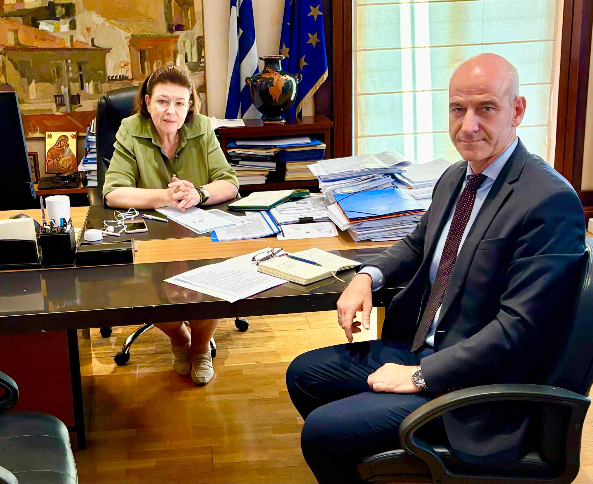 Στην Υπουργό Πολιτισμού ο Φ. Μπαραλιάκος για το κάστρο του Πλαταμώνα 