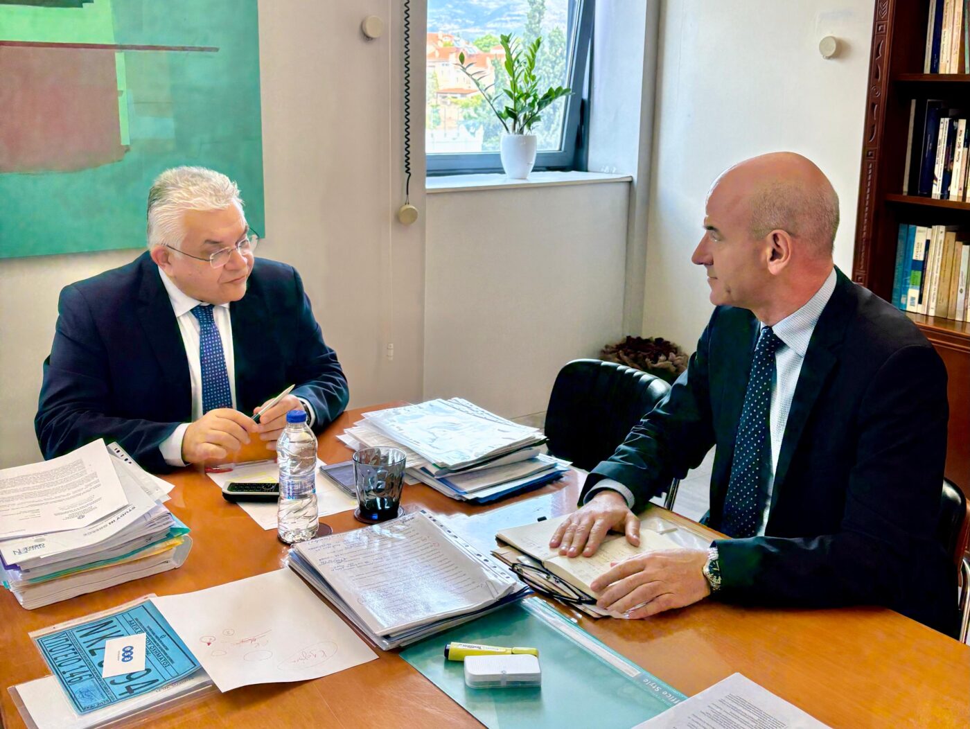 Συνάντηση Φώντα Μπαραλιάκου με τον Υφυπουργό Ν. Παπαϊωάννου