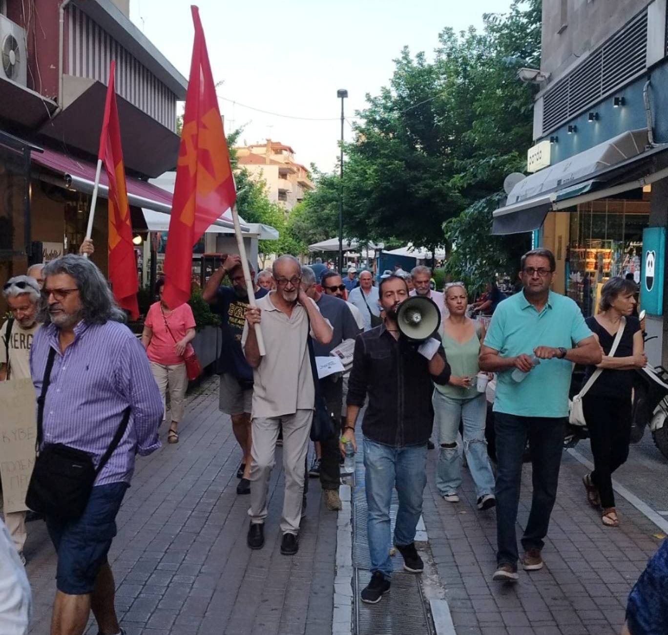 ΚΚΕ Πιερίας | Πικετοφορία ενάντια στην κλιμάκωση του ιμπεριαλιστικού πολέμου στη Μ. Ανατολή