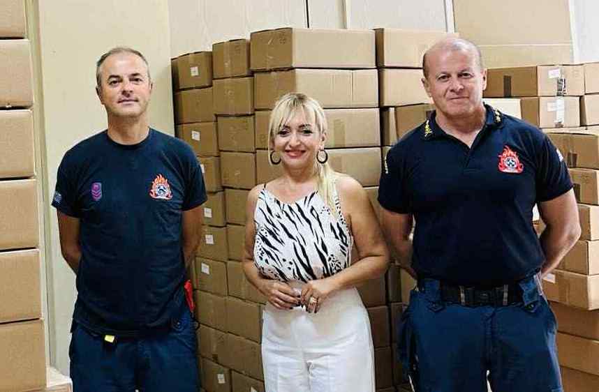 Η Π.Ε. Πιερίας ενισχύει την Πυροσβεστική Υπηρεσία με εφόδια για το σχέδιο «ΒΟΡΕΑΣ»