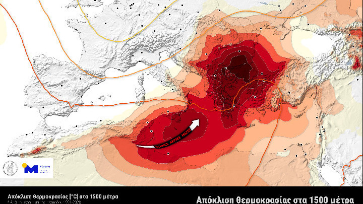 Η ΕΜΥ προειδοποιεί: Η θερμοκρασία θα ξεπεράσει τους 44°C