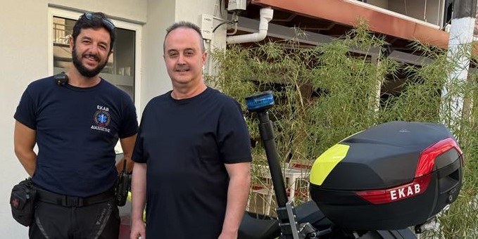 Διασώστης – μοτοσικλετιστής του ΕΚΑΒ στην Πιερία | Τι αναφέρει ο πρόεδρος της ΕΞΕΠ
