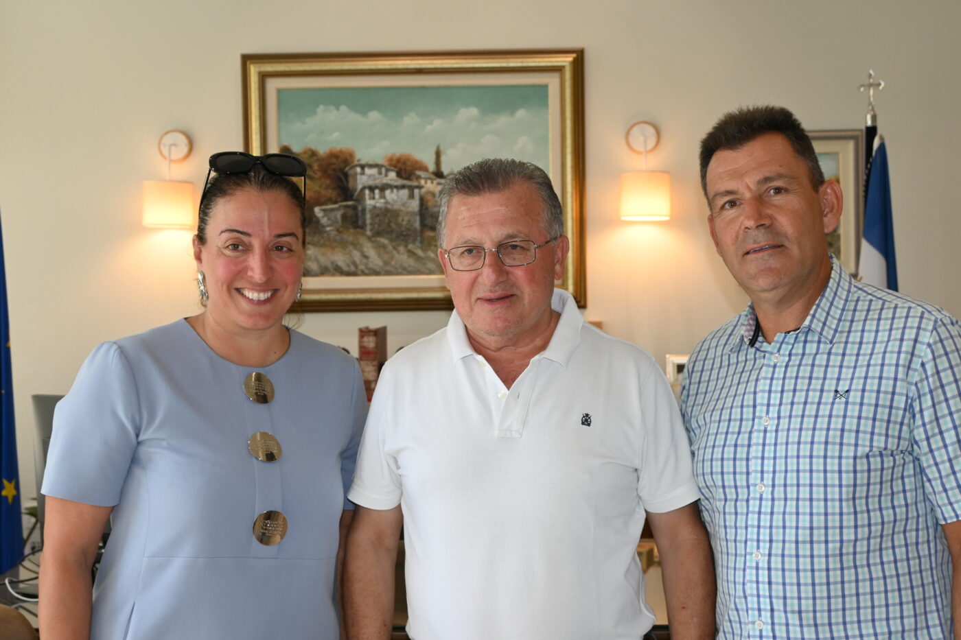 Επίσκεψη 2ου Π.Τ. Μακεδονίας – Θράκης της Ένωσης Νοσηλευτών Ελλάδας στον Δήμαρχο, Ι. Ντούμο