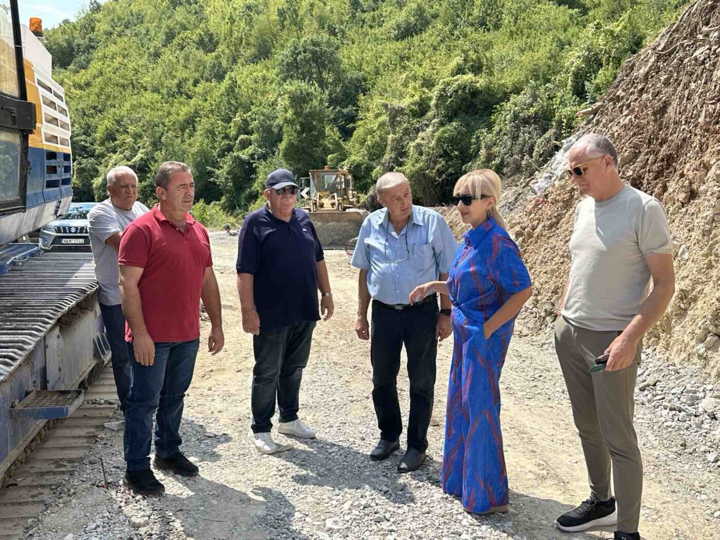 Σε έργα αποκατάστασης κατολίσθησης η Αντιπεριφερειάρχης