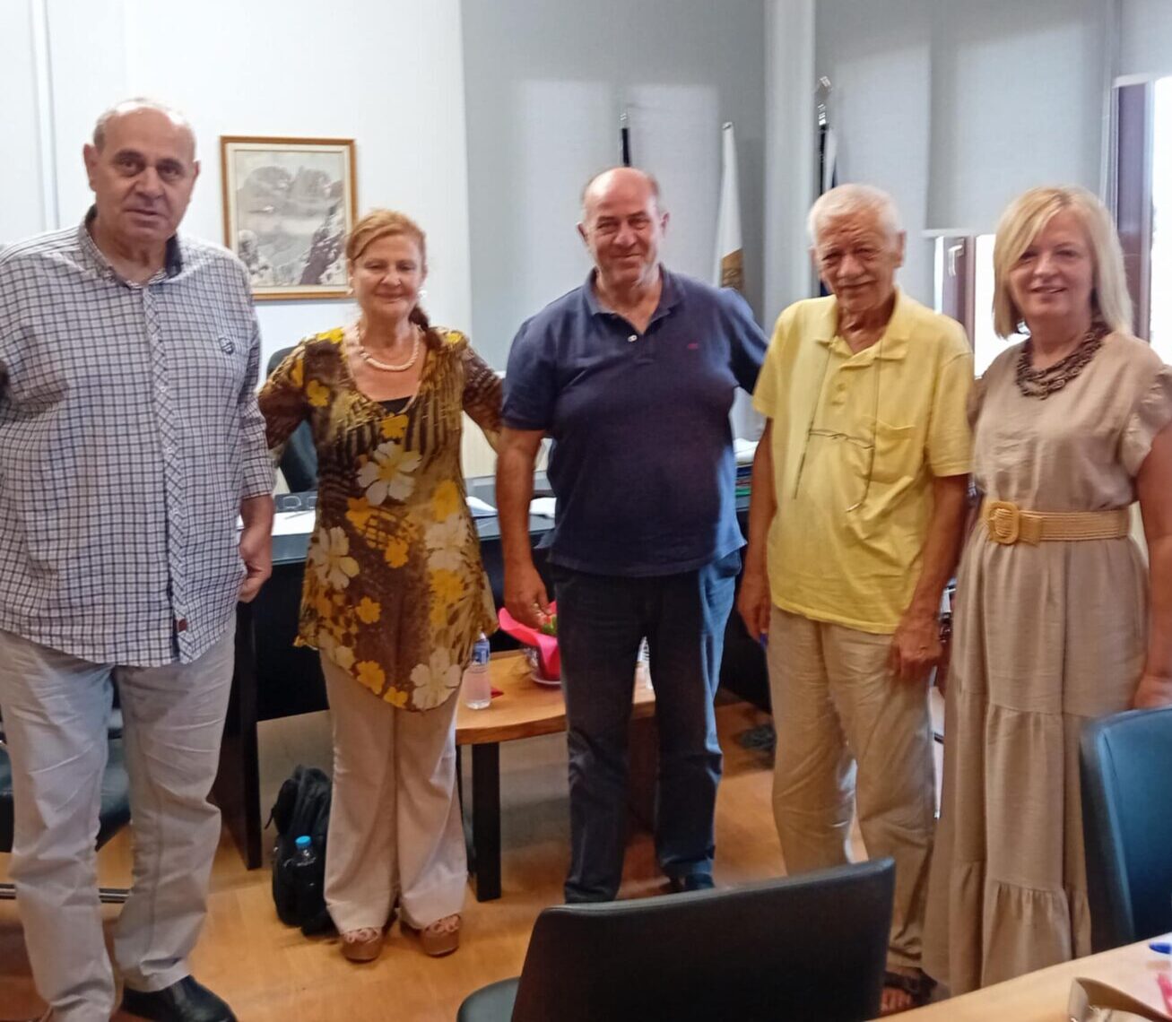 Επίσκεψη της Γραμματείας του Κινήματος Δημοκρατίας Πιερίας στον Δήμαρχο Δίου-Ολύμπου