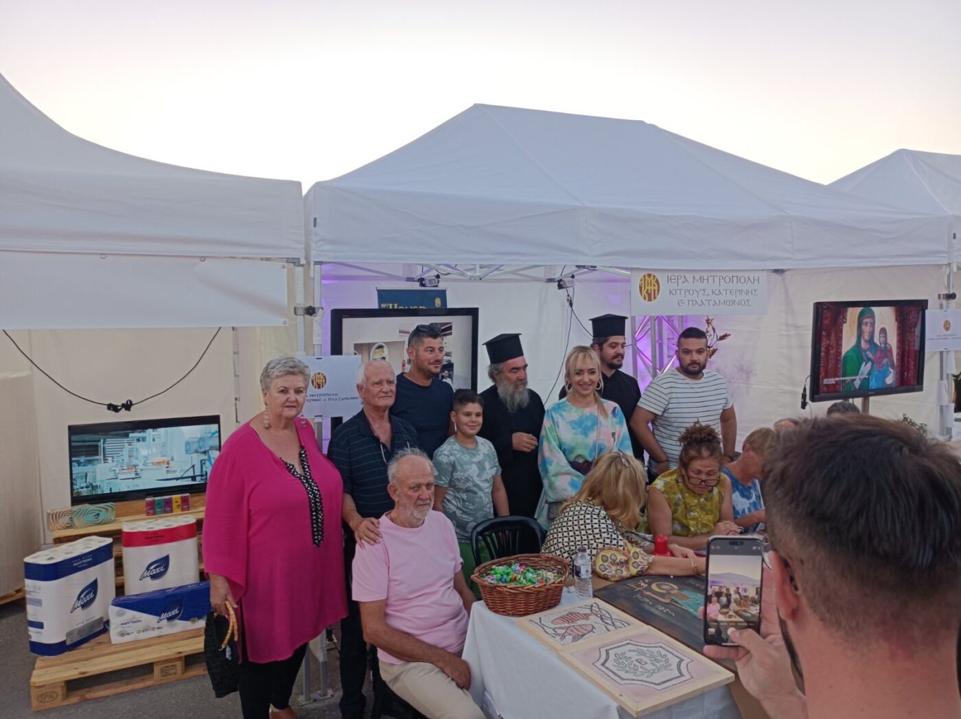 Εργαστήρι Ψηφιδωτού από τη Μητρόπολη και το Κέντρο Γραμμάτων και Τεχνών Δίου