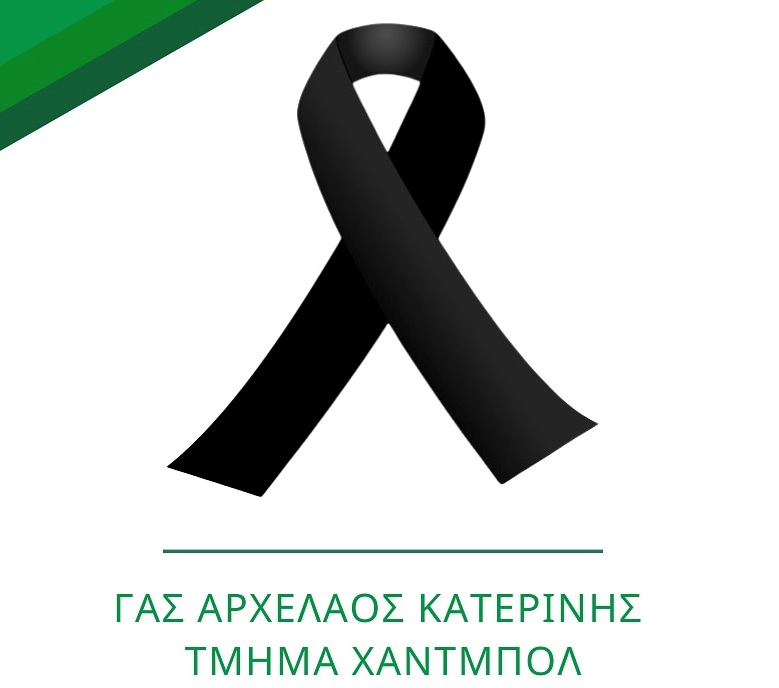 Συλλυπητήριο μήνυμα της ομάδας χαντ-μπολ του Αρχελάου