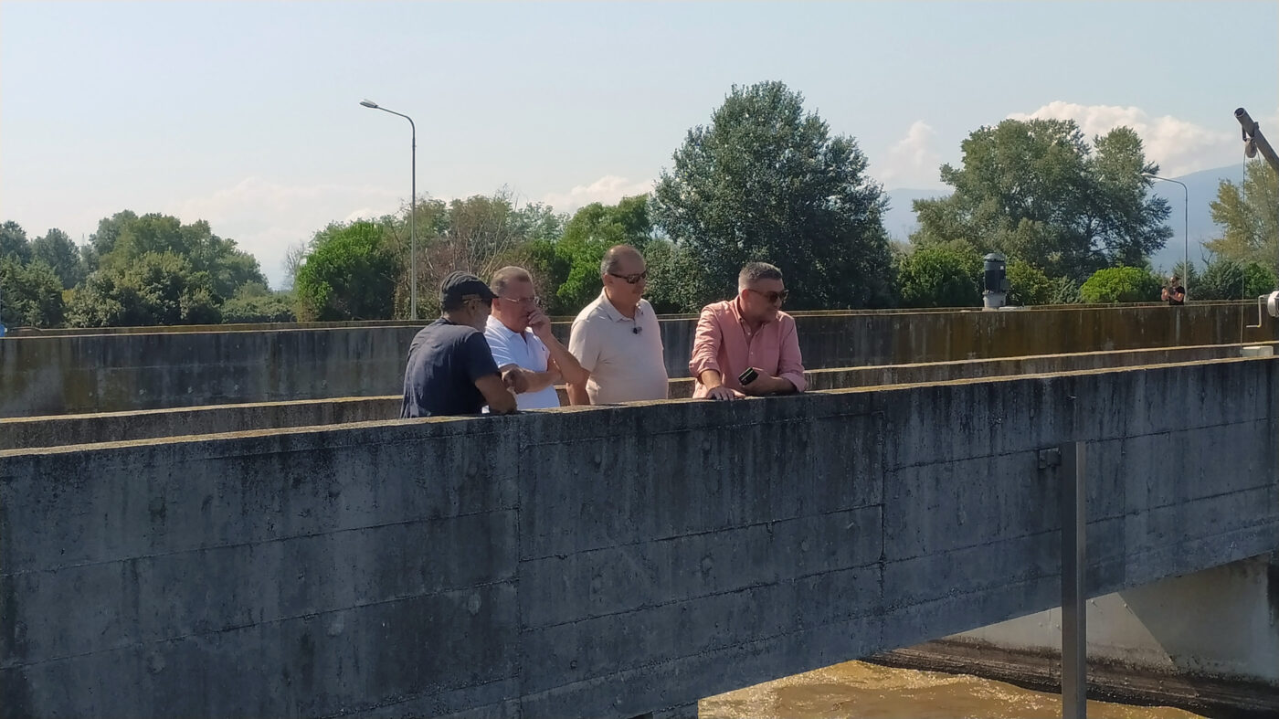 Επίσκεψη του δημάρχου Κατερίνης Ιωάννη Ντούμου στις εγκαταστάσεις του Βιολογικού Καθαρισμού