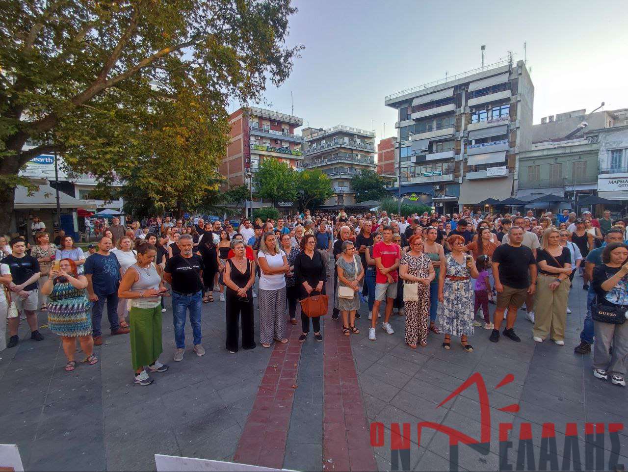 Συγκέντρωση διαμαρτυρίας στην Κατερίνη: Απαίτηση η απόδοση δικαιοσύνης για τα Τέμπη!