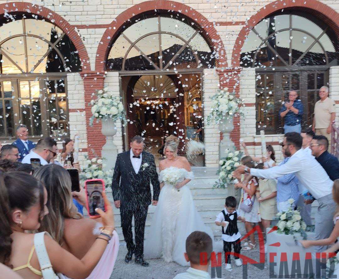 Καρίτσα: Ο Αντώνης και η Στέλλα ενώθηκαν με τα ιερά δεσμά