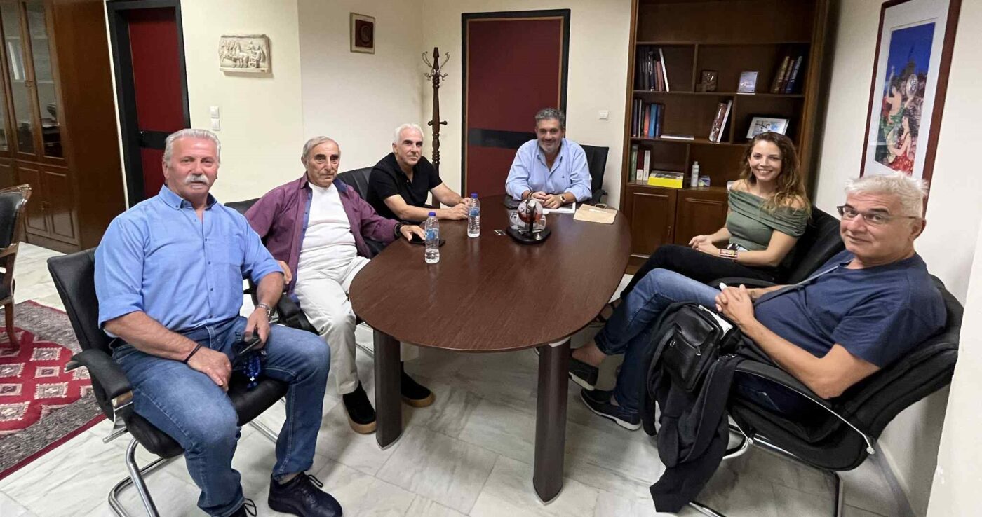 Συνάντηση του Προέδρου του Επιμελητηρίου Πιερίας με μέλη της ΑΜΚΕ «Φίλοι Μουσείου Πόλης Κατερίνης»
