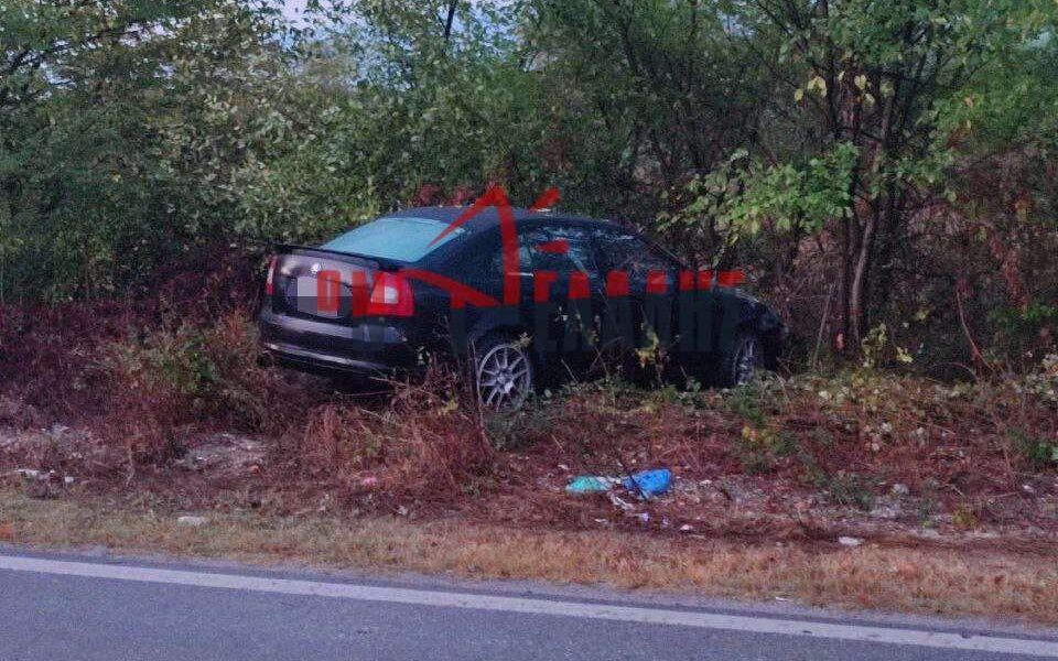 Εκτός πορείας όχημα στην Επ. Οδό Κατερίνης-Δίου