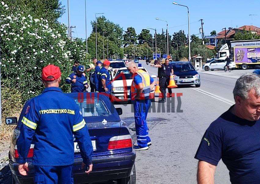 Κατερίνη: Νεκρός 61χρονος σε τροχαίο – Καραμπόλα τριών οχημάτων (vid)