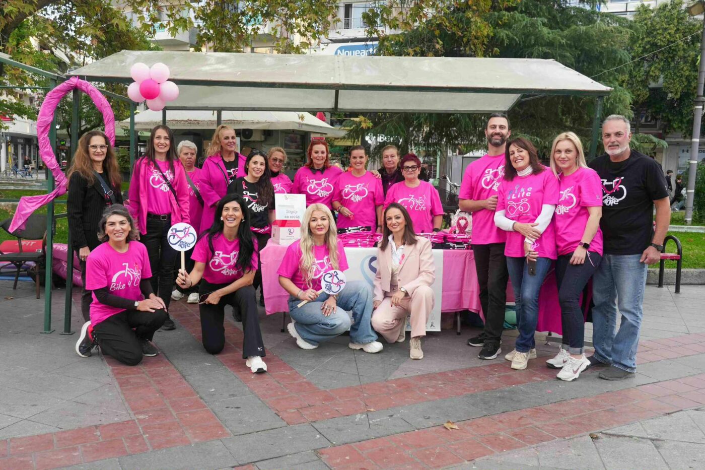 BIKE FOR LIFE – Η Κατερίνη φόρεσε τα Ροζ για την πρόληψη του καρκίνου του Μαστού!