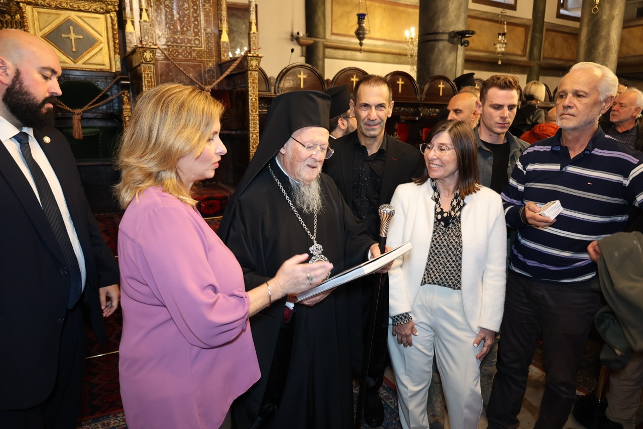  Ιστορικής σημασίας επίσκεψη δημοσιογράφων-μελών της ΕΣΗΕΜ-Θ στον Οικουμενικό Πατριάρχη